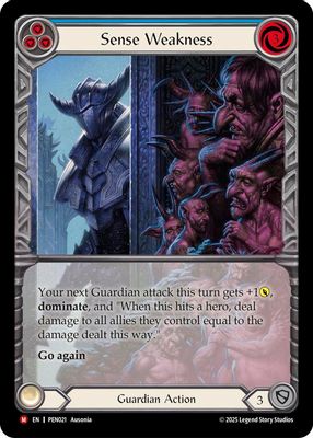 Sense Weakness (Blue) (Extended Art)