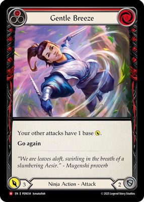 Gentle Breeze (Red)