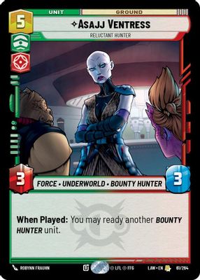Asajj Ventress - Reluctant Hunter
