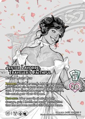 Jester Lavorre, Traveler's Faithful (Embossed Wedding Promo)