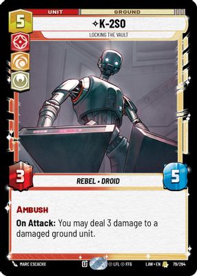 K-2S0 - Locking the Vault