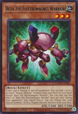 Beta The Electromagnet Warrior