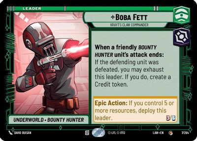 Boba Fett - Krayt's Claw Commander