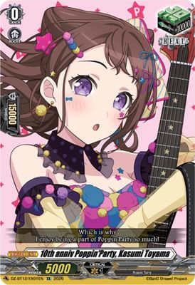 10th anniv Poppin'Party, Kasumi Toyama