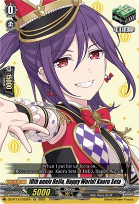10th anniv Hello, Happy World! Kaoru Seta