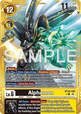 Alphamon (Gold Border)