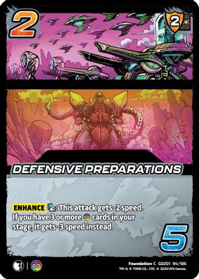 Defensive Preparations