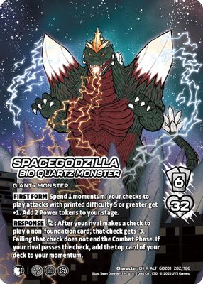 SpaceGodzilla, Bio-Quartz Monster (Alternate Art)