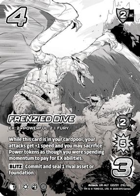 Frenzied Dive (Alternate Art)
