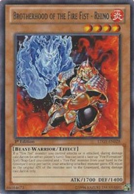 Brotherhood of the Fire Fist - Rhino