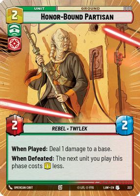 Honor-Bound Partisan (Hyperspace)