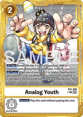 Analog Youth (Gold Border)