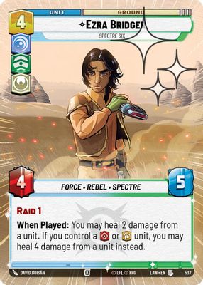 Ezra Bridger - Spectre Six (Hyperspace Foil)