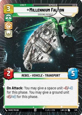 Millennium Falcon - Dodgin Patrols (Hyperspace Foil)