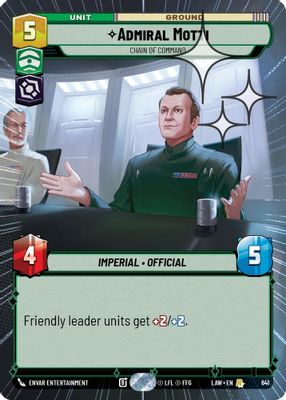 Admiral Motti - Chain of Command (Hyperspace Foil)