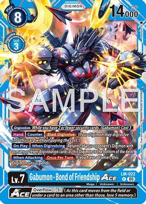 Gabumon - Bond of Friendship ACE (Reprint)