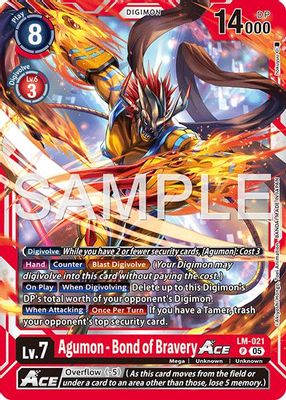 Agumon - Bond of Bravery ACE (Reprint)