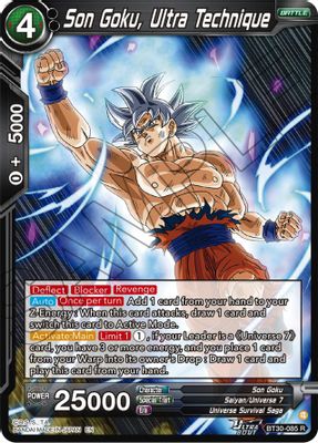Son Goku, Ultra Technique