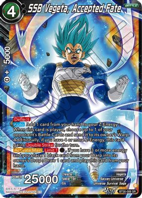 SSB Vegeta, Accepted Fate