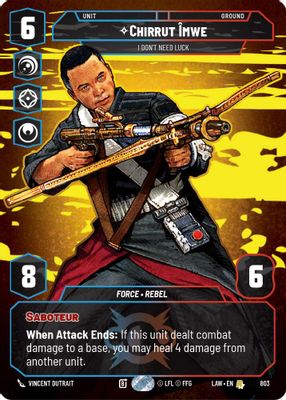Chirrut Imwe - I Don't Need Luck (Prestige)