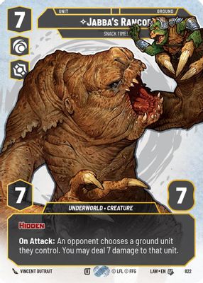 Jabba's Rancor - Snack Time! (Prestige)