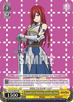Sword to Protect Friends, Erza