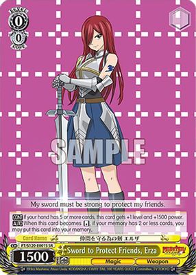 Sword to Protect Friends, Erza (SR)