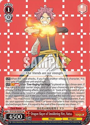 Dragon Slayer of Smoldering Fire, Natsu (SR)