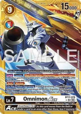 Omnimon ACE (Gold Border)