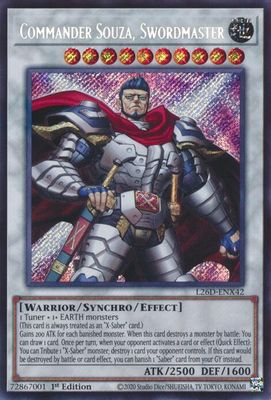 Commander Souza, Swordmaster (Secret Rare)