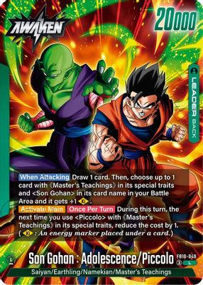 Son Gohan : Youth/Piccolo // Son Gohan : Adolescence/Piccolo
