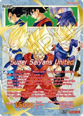 Son Goku, Vegeta, & Trunks // Super Saiyans United (SLR)
