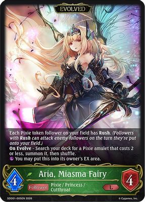 Aria, Miasma Fairy (Evolved)