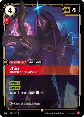 Jhin - Murderous Artist (Alternate Art)