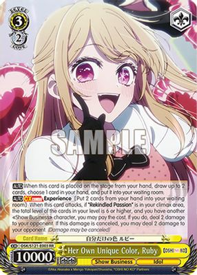 Her Own Unique Color, Ruby