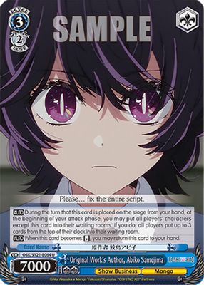 Original Work's Author, Abiko Samejima