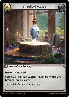 Distilled Water