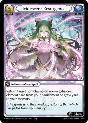 Iridescent Resurgence