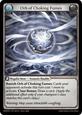 Orb of Choking Fumes