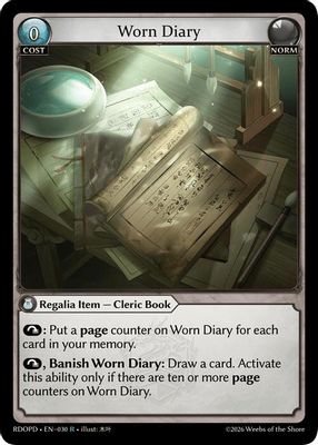 Worn Diary
