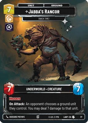 Jabba's Rancor - Snack Time! (Foil)