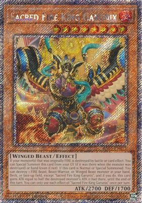 Sacred Fire King Garunix (Platinum Secret Rare)