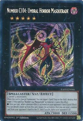 Number C104: Umbral Horror Masquerade (Secret Rare)
