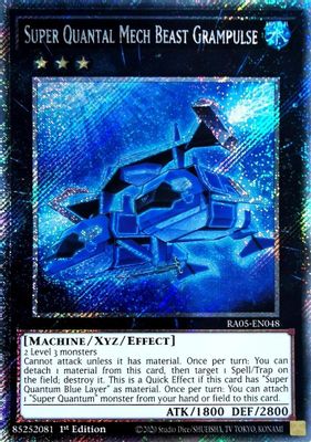 Super Quantal Mech Beast Grampulse (Platinum Secret Rare)