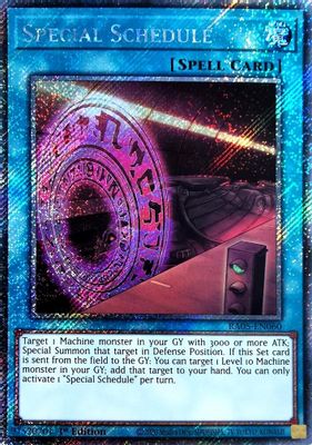 Special Schedule (Platinum Secret Rare)