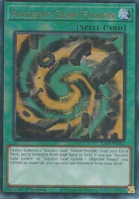 Ancient Gear Fusion (Ultimate Rare)