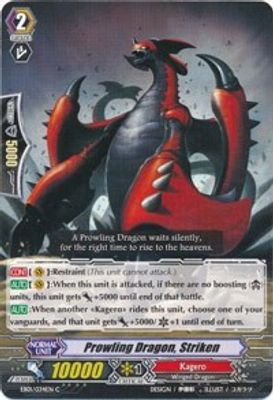 Prowling Dragon, Striken