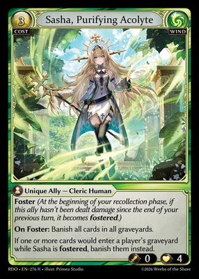 Sasha, Purifying Acolyte