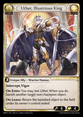 Uther, Illustrious King