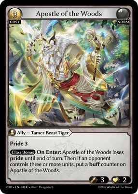 Apostle of the Woods (Curio Foil)